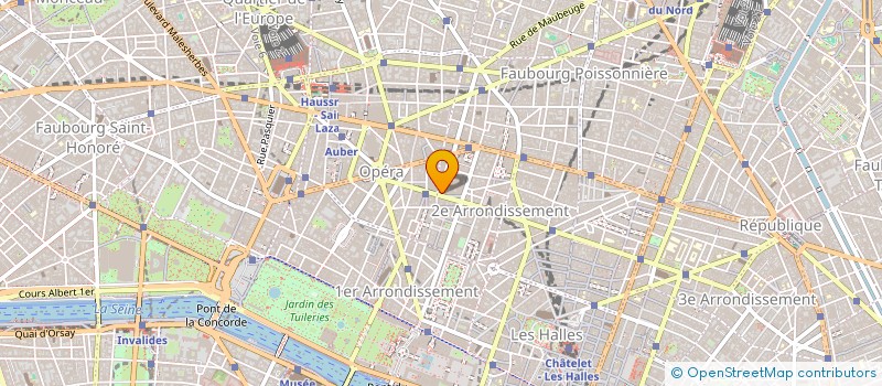 localisation de l'entreprise BENEFON  PARIS