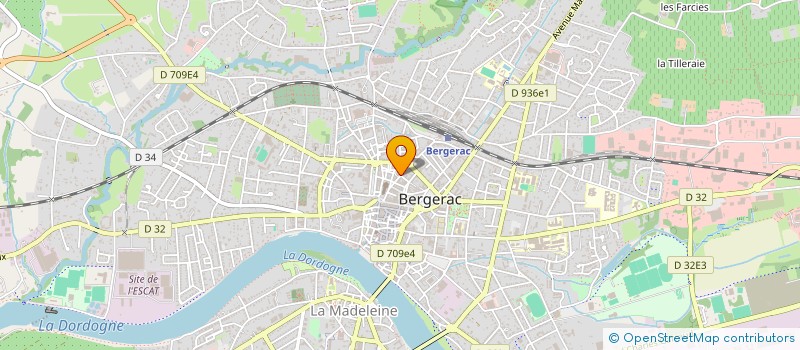 localisation de l'entreprise BENEJAM SARL  BERGERAC