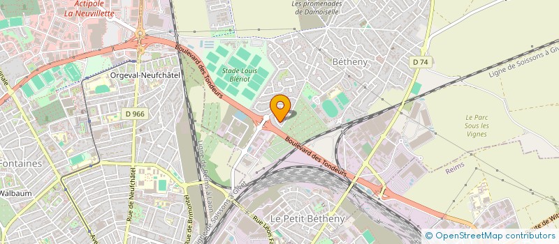 localisation de l'entreprise BENEK IMMO  BETHENY