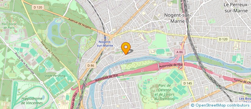 localisation de l'entreprise BENEL à NOGENT-SUR-MARNE