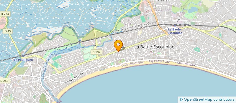 localisation de l'entreprise BENELI  LA BAULE-ESCOUBLAC