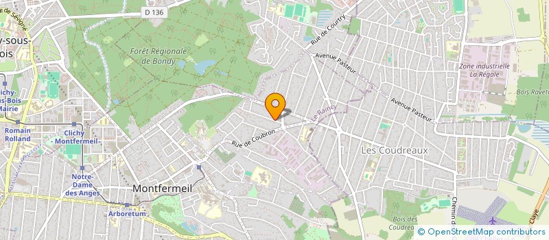 localisation de l'entreprise BENELI à MONTFERMEIL