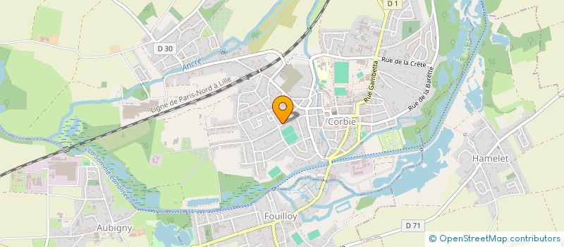 localisation de l'entreprise BENELI à CORBIE