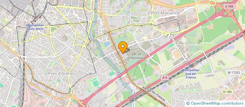 localisation de l'entreprise BENELI à MONTPELLIER