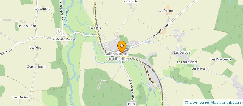 localisation de l'entreprise BENELIE  CHARNY OREE DE PUISAYE