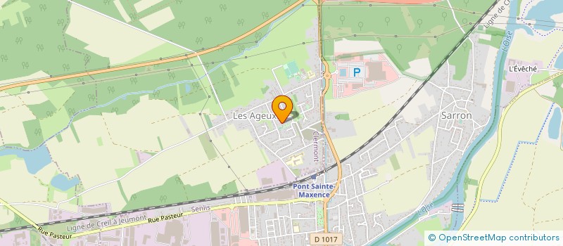 localisation de l'entreprise BENELISE  LES AGEUX