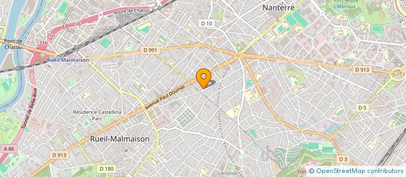 localisation de l'entreprise BENELMABROUK & BRIENT  NANTERRE