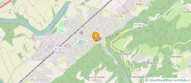 localisation de l'entreprise BENELO à DOMENE