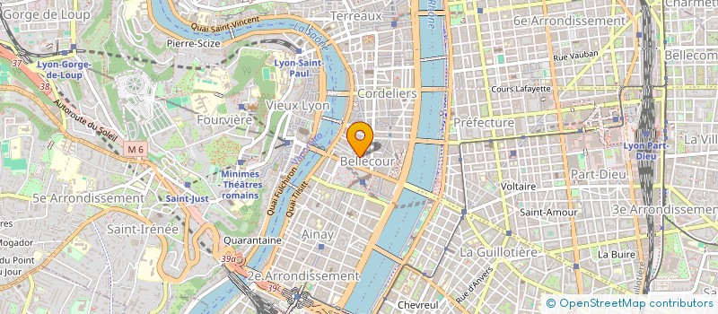 localisation de l'entreprise BENELYON à LYON
