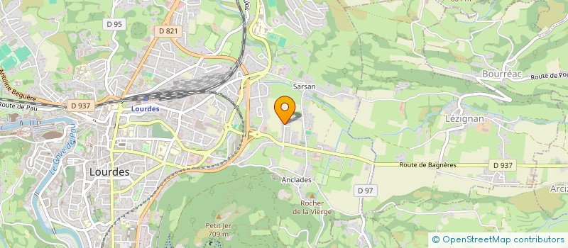 localisation de l'entreprise BENEOU  LOURDES