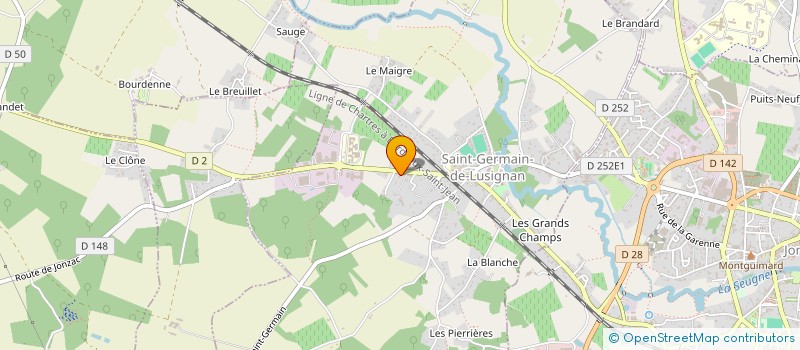 localisation de l'entreprise BENEPHIL2020 à SAINT-GERMAIN-DE-LUSIGNAN