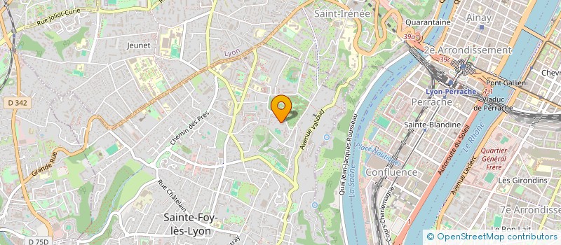 localisation de l'entreprise BENERGIES  SAINTE-FOY-LES-LYON