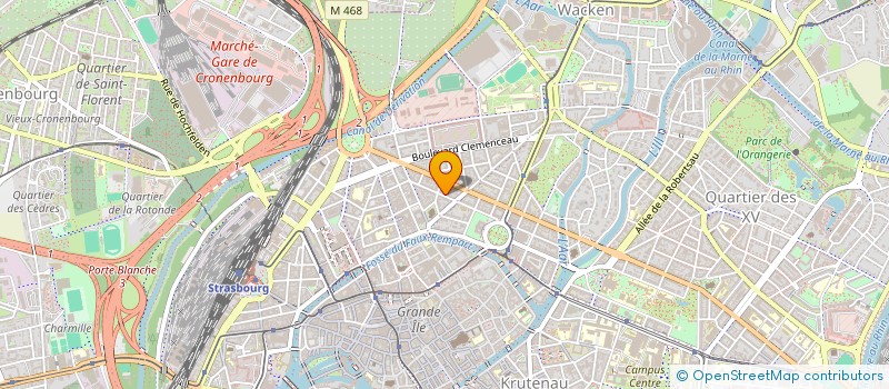 localisation de l'entreprise BENERGREEN  STRASBOURG