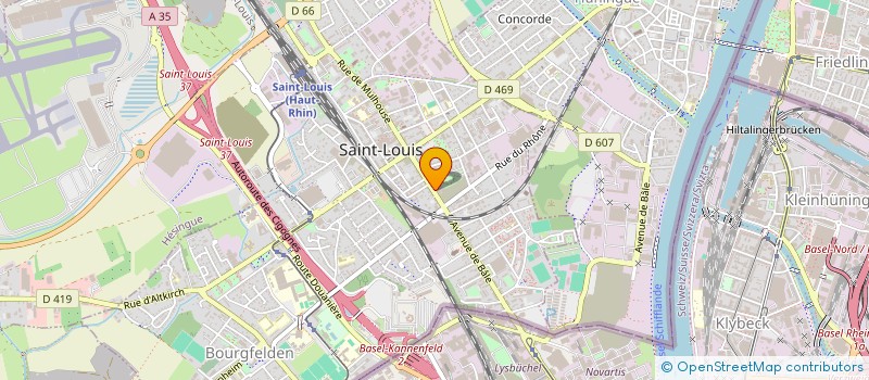 localisation de l'entreprise BENERIC  SAINT-LOUIS