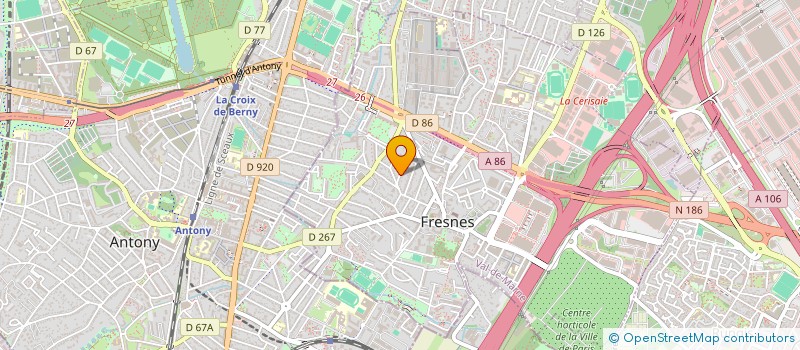 localisation de l'entreprise BENESIT  FRESNES