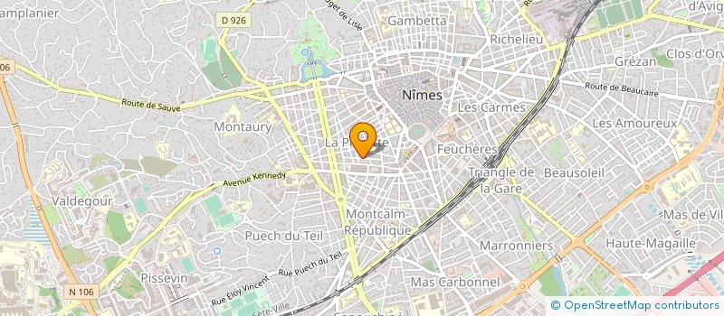 localisation de l'entreprise BENESPI DIAG'IMMO  NIMES