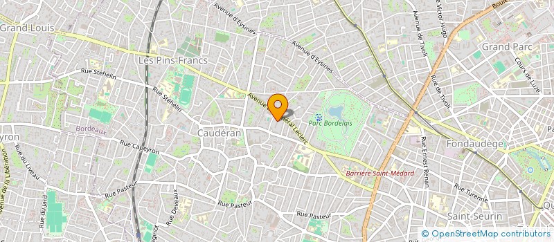 localisation de l'entreprise BENESSE CONSTRUCTION  BORDEAUX