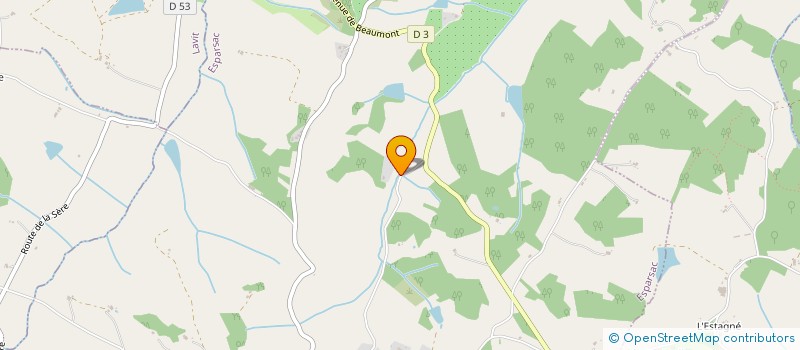 localisation de l'entreprise BENESTENCA  ESPARSAC