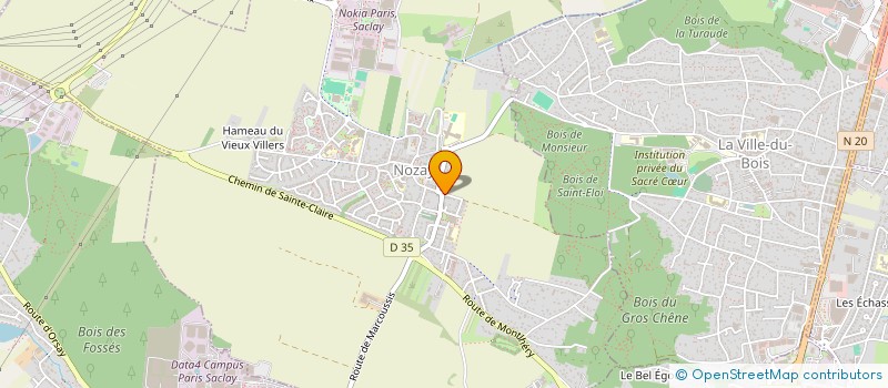 localisation de l'entreprise BENET  NOZAY