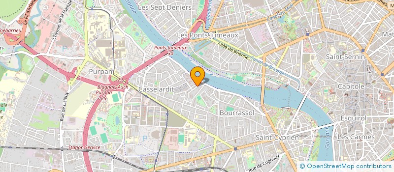 localisation de l'entreprise BENET-ARTISAN-AGENCEUR à TOULOUSE
