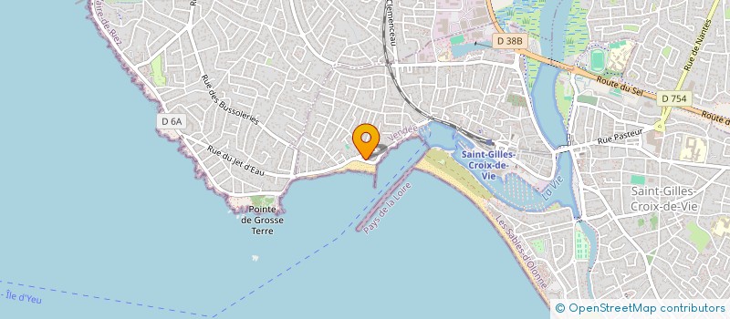 localisation de l'entreprise BENETEAU FOUNDATION à SAINT-GILLES-CROIX-DE-VIE