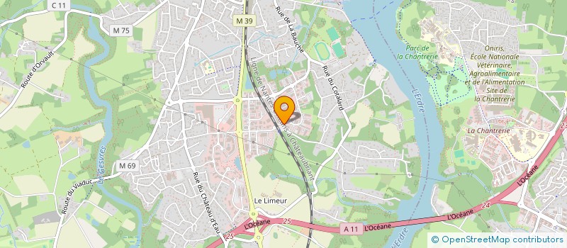 localisation de l'entreprise BENETEAU IMMOBILIER  SUCE-SUR-ERDRE