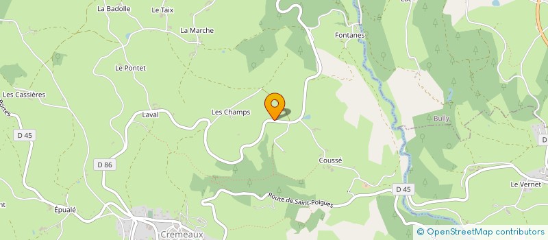 localisation de l'entreprise BENETIERE ROMAIN  CREMEAUX