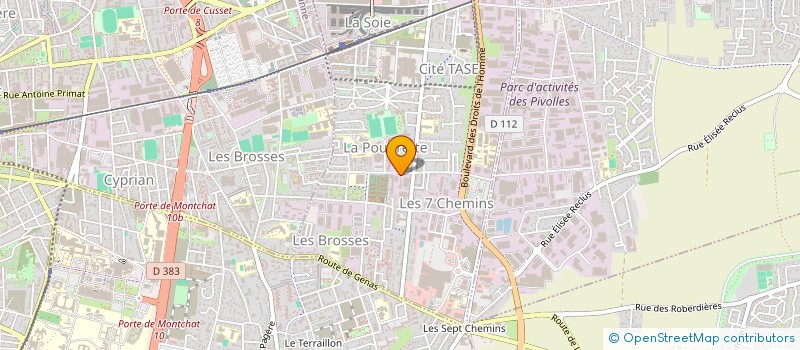 localisation de l'entreprise BENETIERE SA à VAULX-EN-VELIN