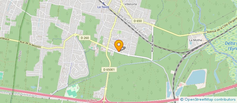 localisation de l'entreprise BENETILLE SCI  LE TEICH