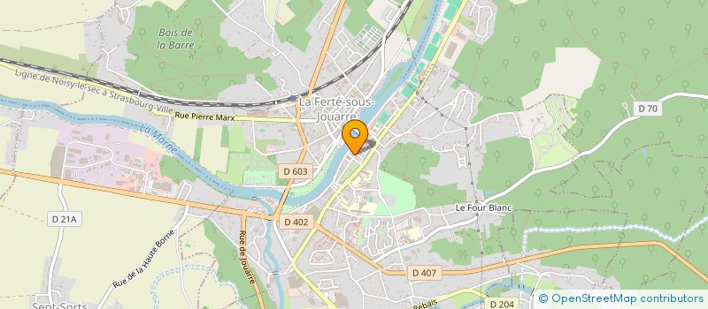 localisation de l'entreprise BENETOM  LA FERTE-SOUS-JOUARRE