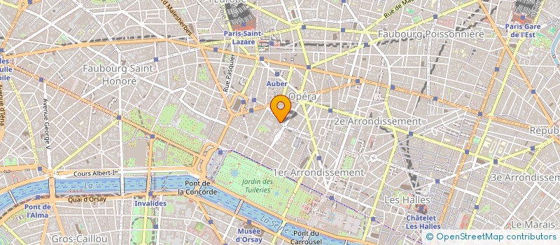 localisation de l'entreprise BENETTI SARL à PARIS
