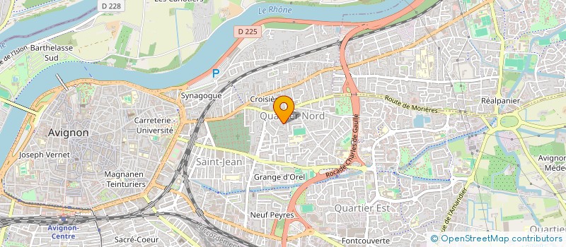 localisation de l'entreprise BENEUF  AVIGNON