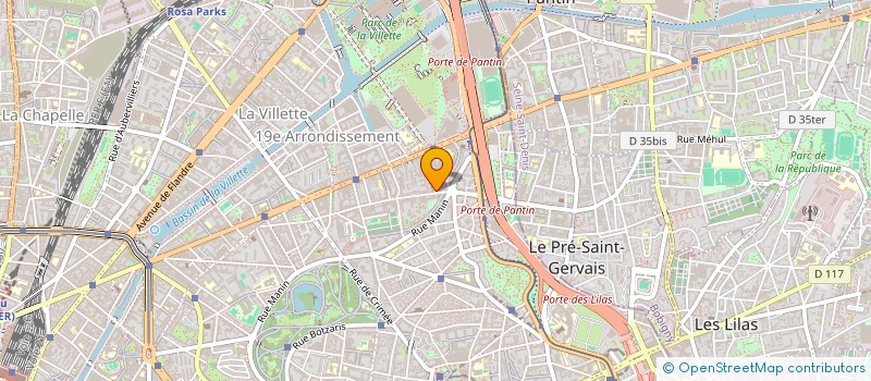 localisation de l'entreprise BENEVE  PARIS