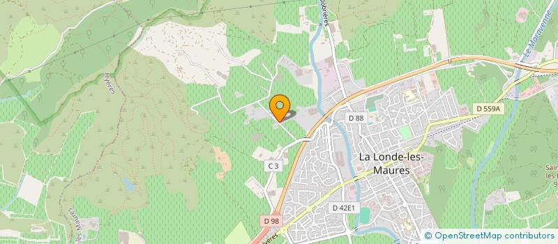 localisation de l'entreprise BENEVENTI HVM à LA LONDE-LES-MAURES