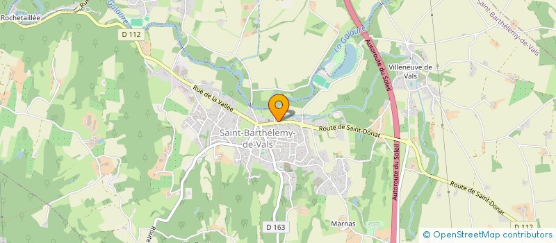 localisation de l'entreprise BENEVINE  SAINT-BARTHELEMY-DE-VALS