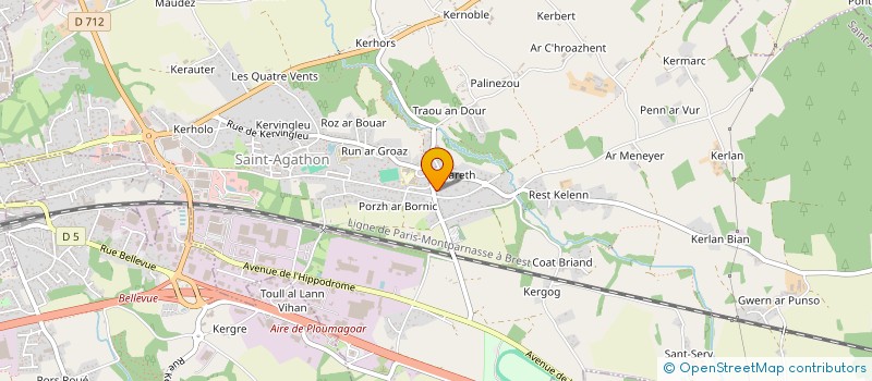 localisation de l'entreprise BENEVOLES D'ECOLES  MOUSTERU