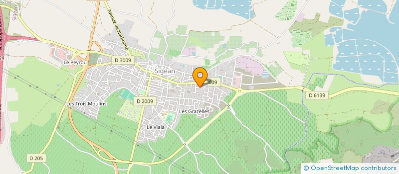localisation de l'entreprise BENEVOLES DE COEUR à SIGEAN