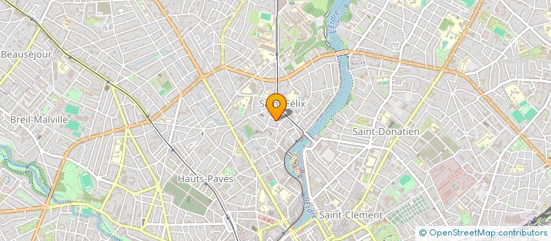 localisation de l'entreprise BENEVOLES DES VOIES PRIVEES DE LA METROPOLE NANTAISE (DITE ASSOCIATION DES VOIES PRIVEES NANTAISES) à NANTES