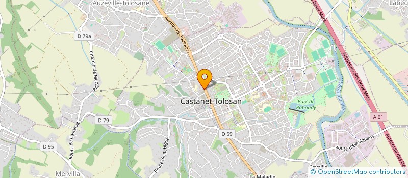 localisation de l'entreprise BENEVOLES DON DU SANG CASTANET TOLOSAN à CASTANET-TOLOSAN
