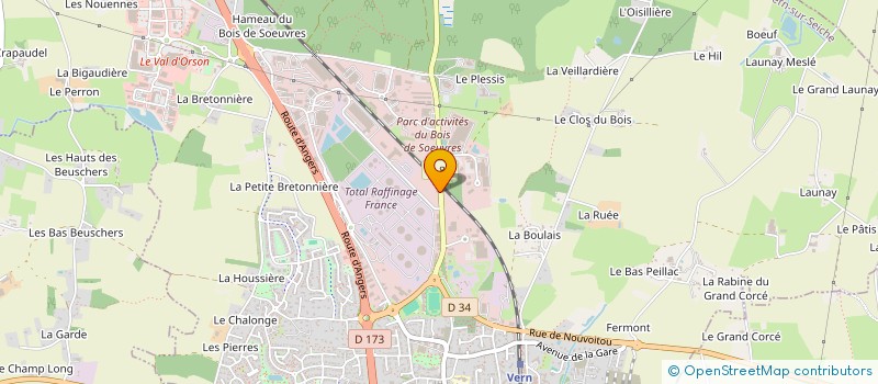 localisation de l'entreprise BENEYANN 02  VERN-SUR-SEICHE