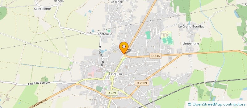 localisation de l'entreprise BENEZIT ENERGIES  LEZOUX