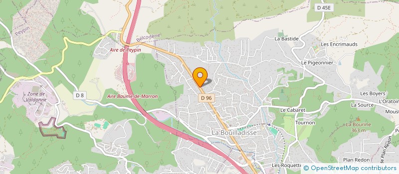 localisation de l'entreprise BENEZITS  LA BOUILLADISSE