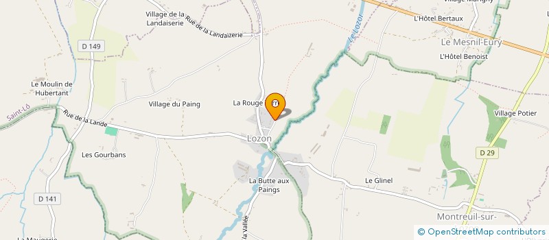 localisation de l'entreprise BENF CONSULTING à MARIGNY-LE-LOZON