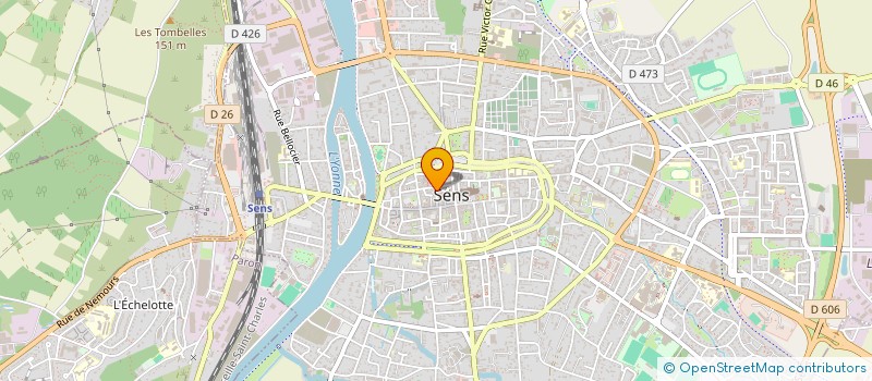 localisation de l'entreprise BENFAN à SENS