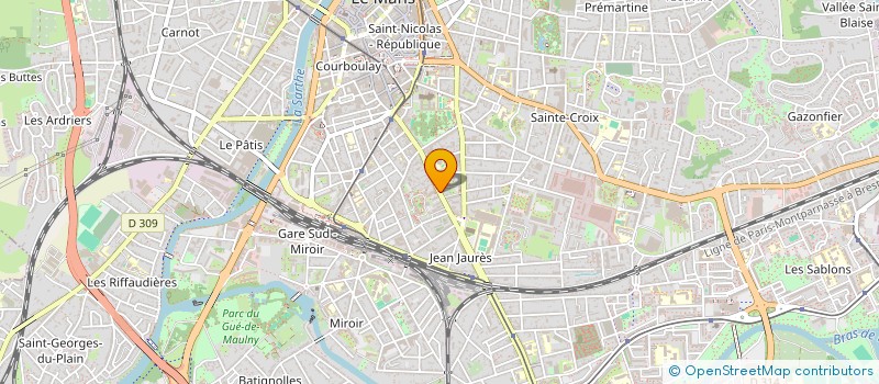 localisation de l'entreprise BENFEAU  LE MANS