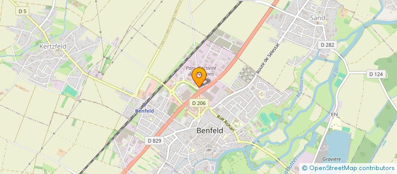 localisation de l'entreprise BENFELD PARE BRISE  BENFELD