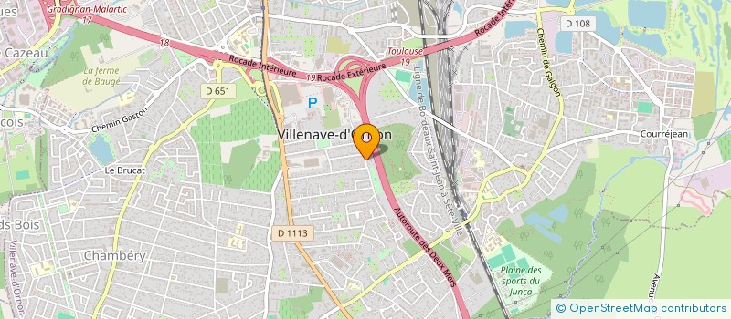 localisation de l'entreprise BENFORD  VILLENAVE-D'ORNON