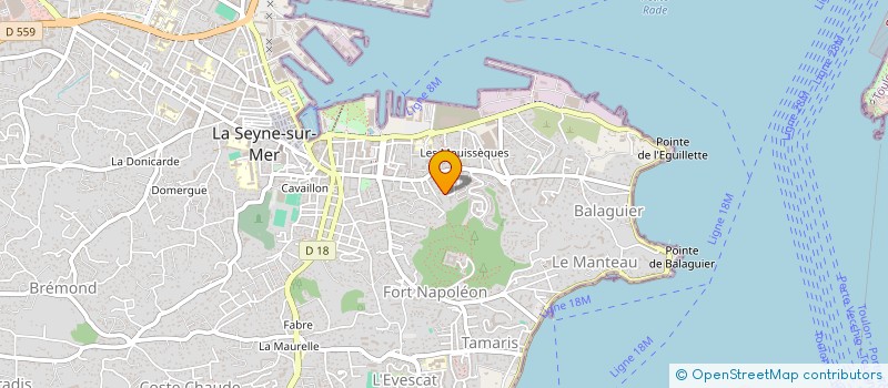 localisation de l'entreprise BENFREDJ  LA SEYNE-SUR-MER