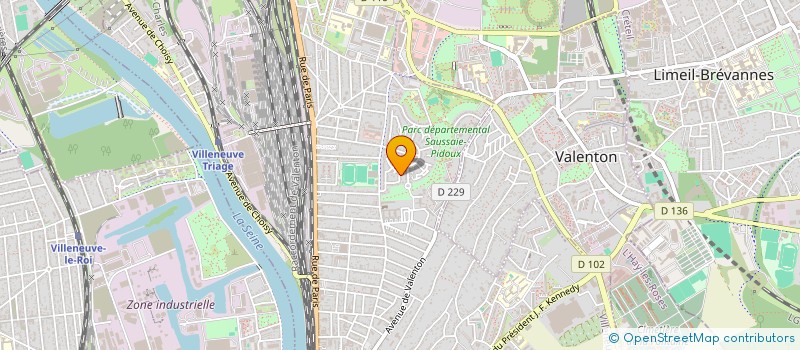 localisation de l'entreprise BENGA INTER CONSULTING SERVICES  VILLENEUVE-SAINT-GEORGES