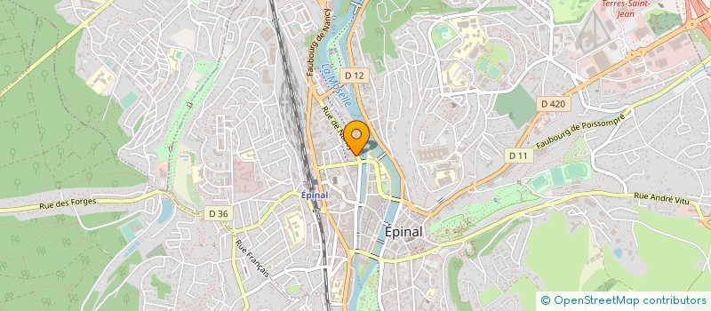 localisation de l'entreprise BENGALE à EPINAL